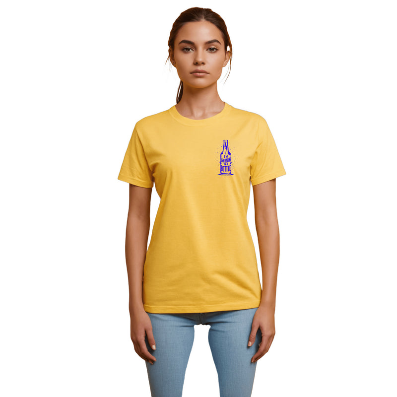 Yellow Lightning in the Bottle front T-shirt